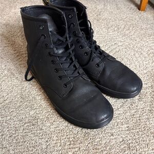 Dr Martens Black High-Top Shoes